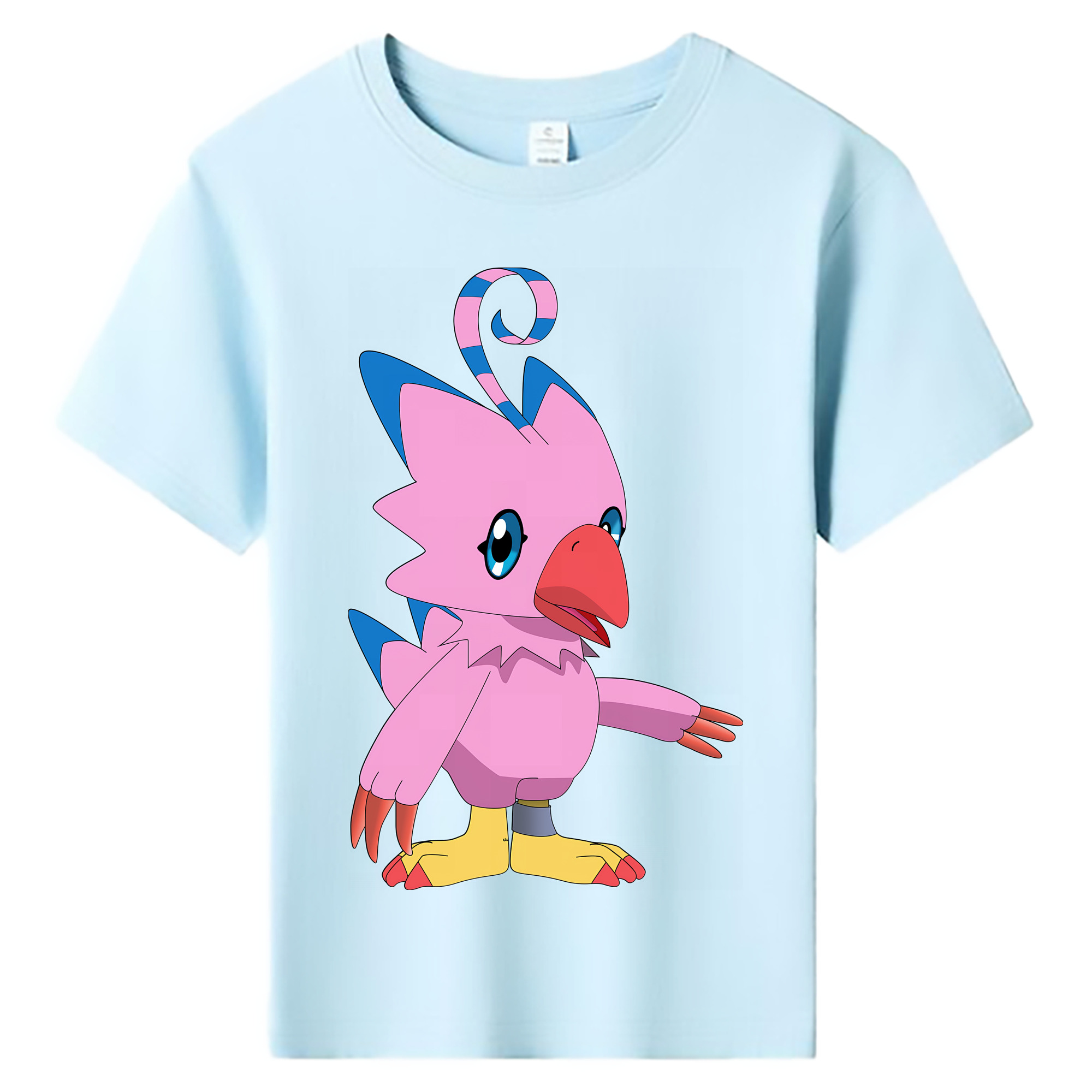 （画像用） Digimon デジタルモンスター/デジモン 綿100％キッズTシャツ（フロントプリント）